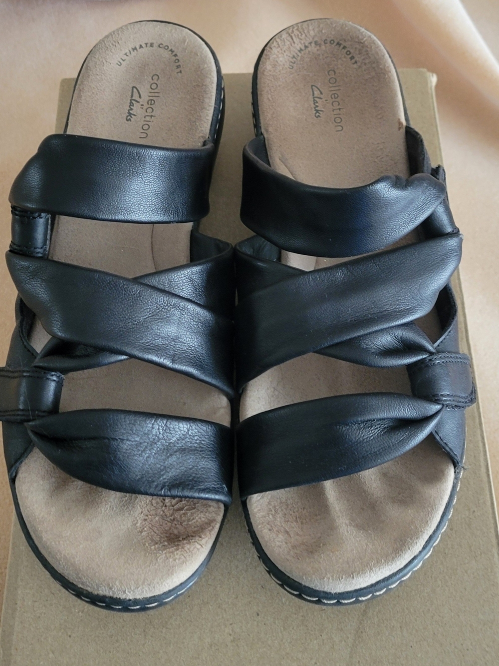 Clarks Delana Jazz Sandal Black US 10 M